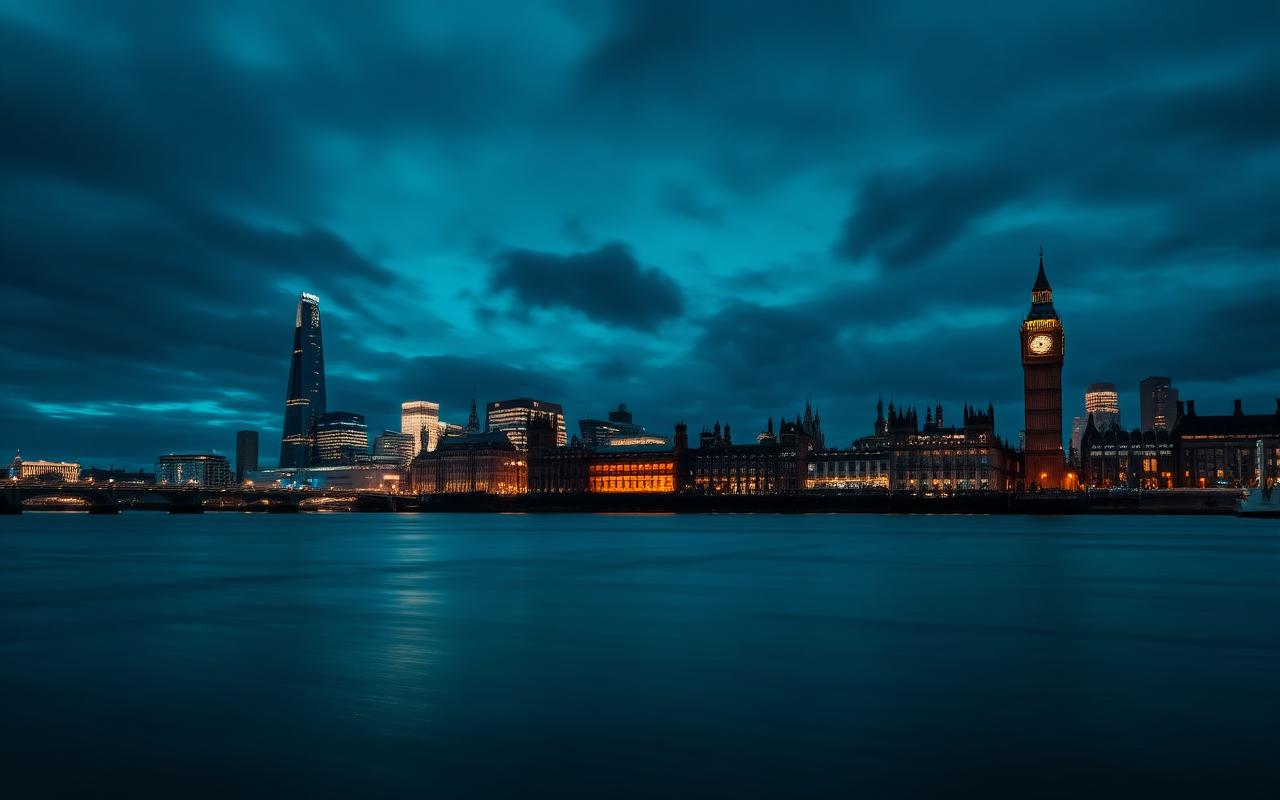 London city skyline — private jet charter destination