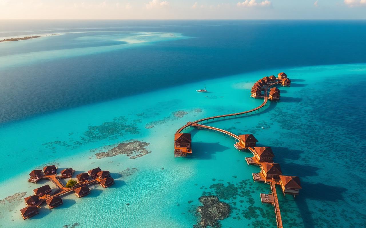 Maldives city skyline — private jet charter destination