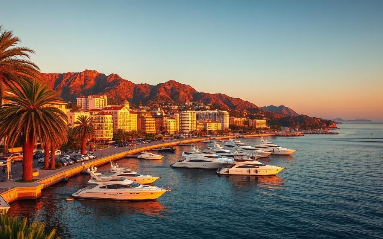 Nice city skyline — private jet charter destination