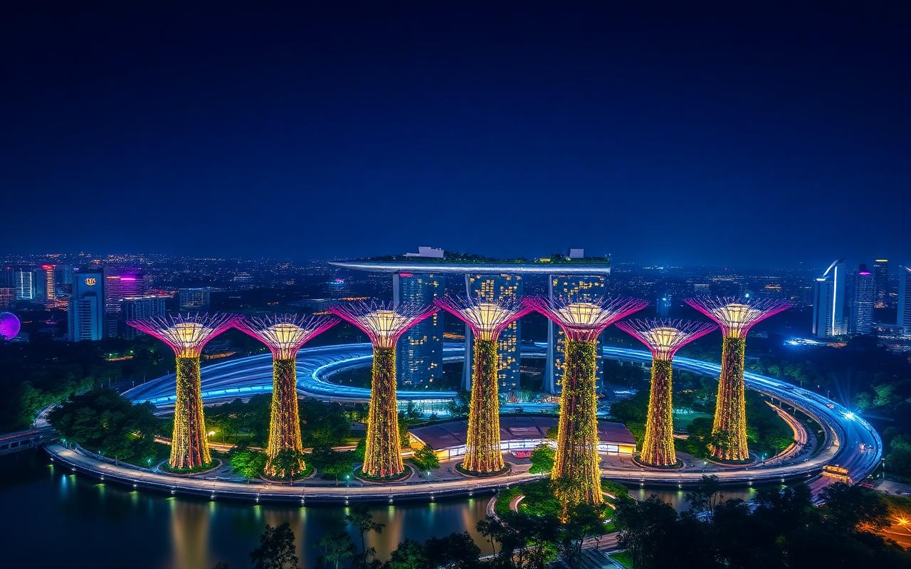Singapore city skyline — private jet charter destination